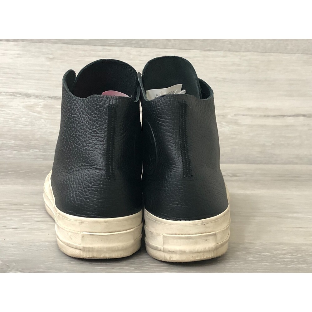 Converse Chuck Taylor All Star Women's Sneaker‎ Black Leather High 7.5 Casual - Picture 3 of 6